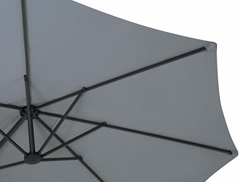 Umbrelă de grădină 270 cm SILVANIA (poliester) (gri închis)