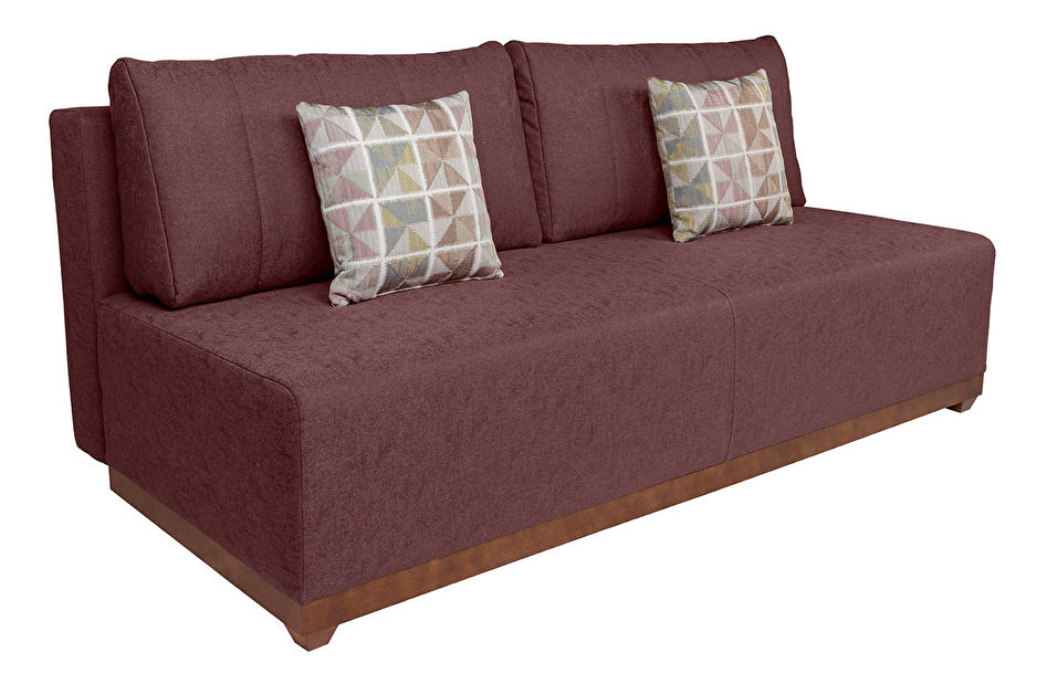 Canapea cu trei locuri Arbela Lux 3DL (roz închis)