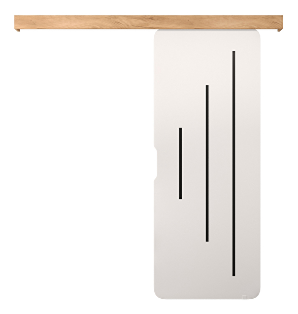 Uși culisante Oneil Y (alb mat + Stejar craft auriu)