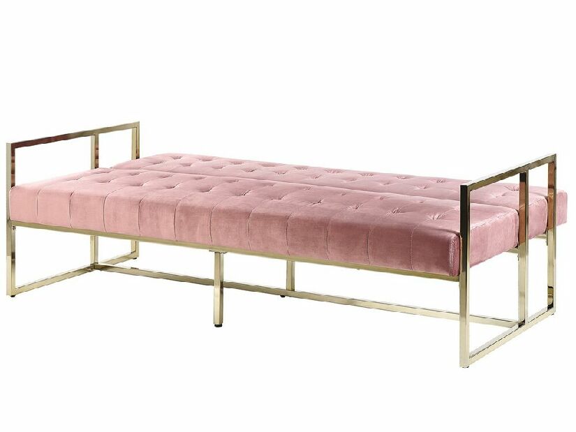 Canapea trei locuri MARELAS (roz)