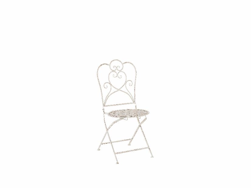 Set 2 buc. scaune de grădină TRAVISO (metal) (bej)