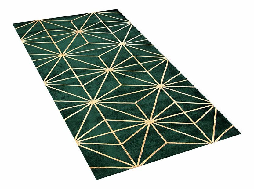 Covor 80x150 cm SILBE (stofă) (verde)