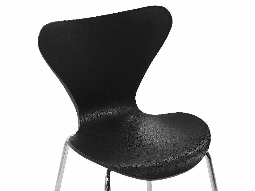 Set 2 buc. scaune de sufragerie BONVO (negru)