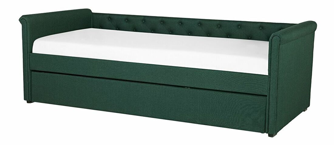 Pat extensibil 80 cm LISABON (cu somieră) (verde)