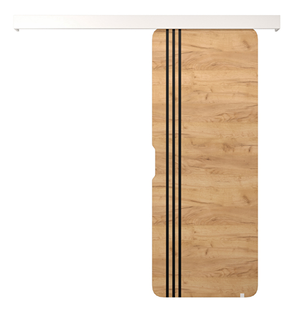 Uși culisante Oneil VI (Stejar craft auriu + alb mat)