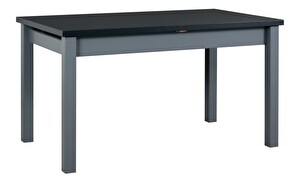 Masă de sufragerie Mitchell 1 XL (negru + grafit) (pentru 6 până la 8 persoane)