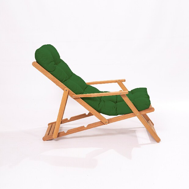 Set masă scaune de grădină (3 buc) Minnie (verde + natural)