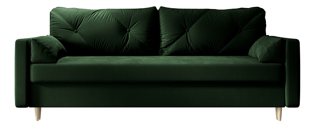 Canapea două locuri Aura (Verde închis)
