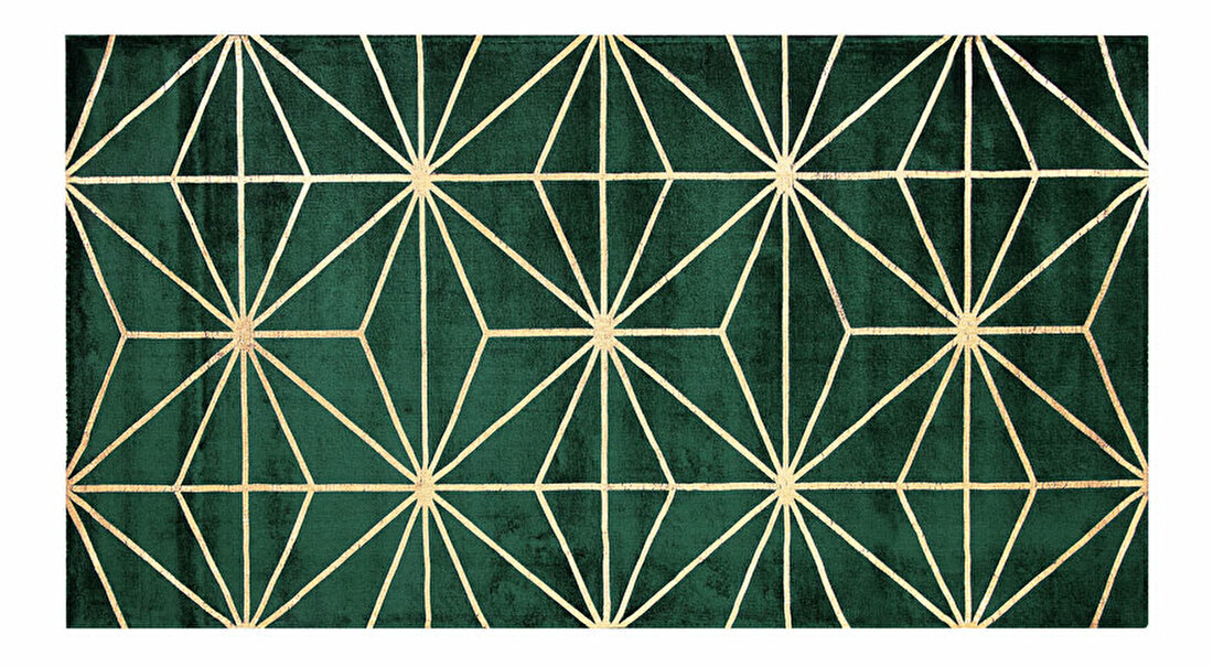 Covor 80x150 cm SILBE (stofă) (verde)