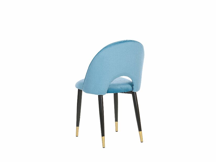 Set 2 buc. scaune pentru sufragerie MAGI (stofă) (albastru)