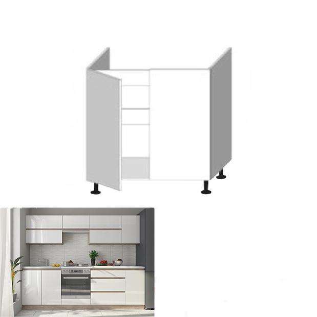 Dulap inferior de bucătărie D80 ZL Lilouse