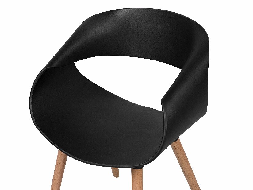 Set 2 buc. scaune pentru sufragerie Charm (negru)