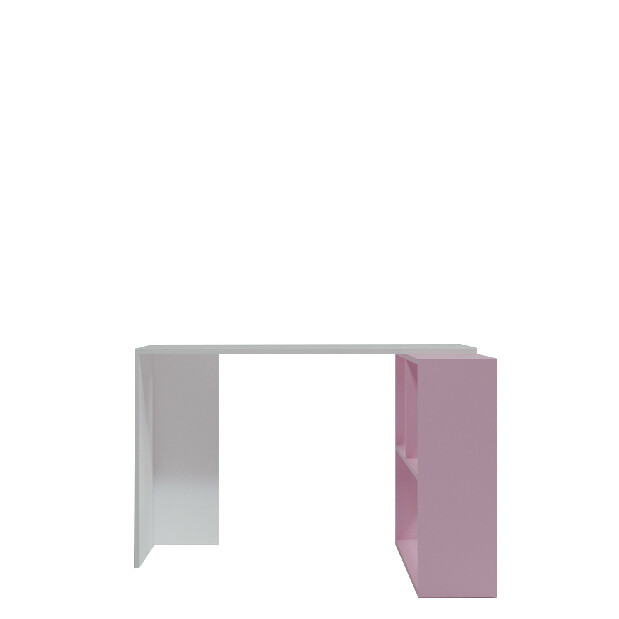Masă PC Candice (Alb + roz)