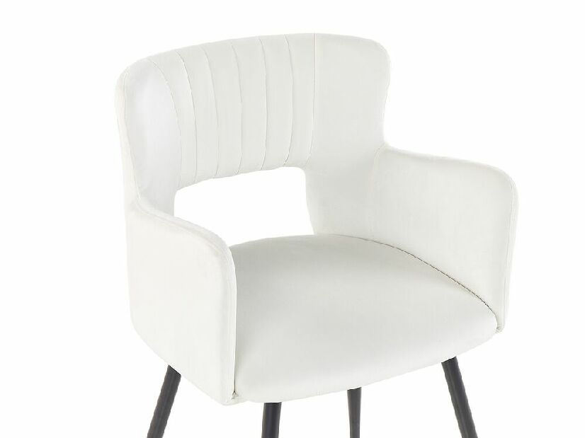 Set 2 buc scaune de sufragerie Shelba (alb) 