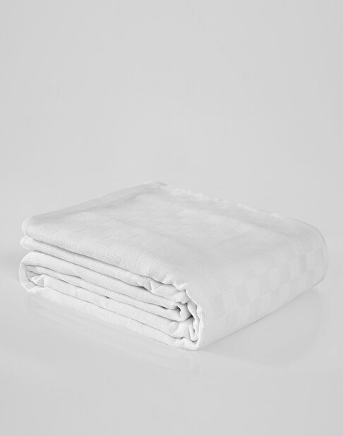Cuvertură pentru pat 200 x 230 cm Plaines (alb)