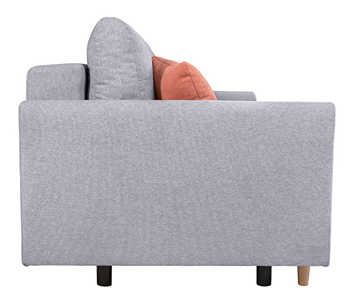 Canapea cu trei locuri Aradena Lux 3DL (gri)