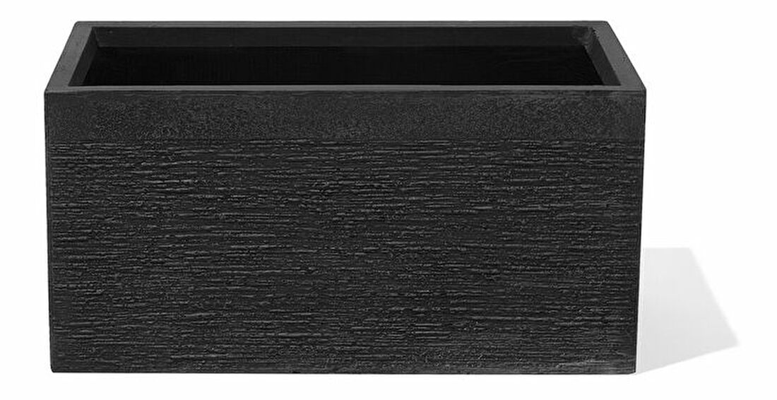 Ghiveci MIMA 30x60x29 cm (ceramică) (negru)