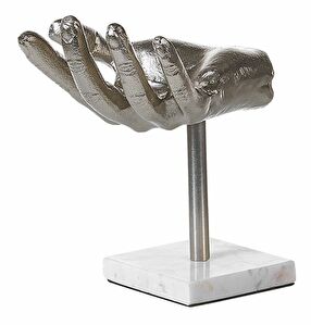 Figurină decorativă Manza (argintiu)