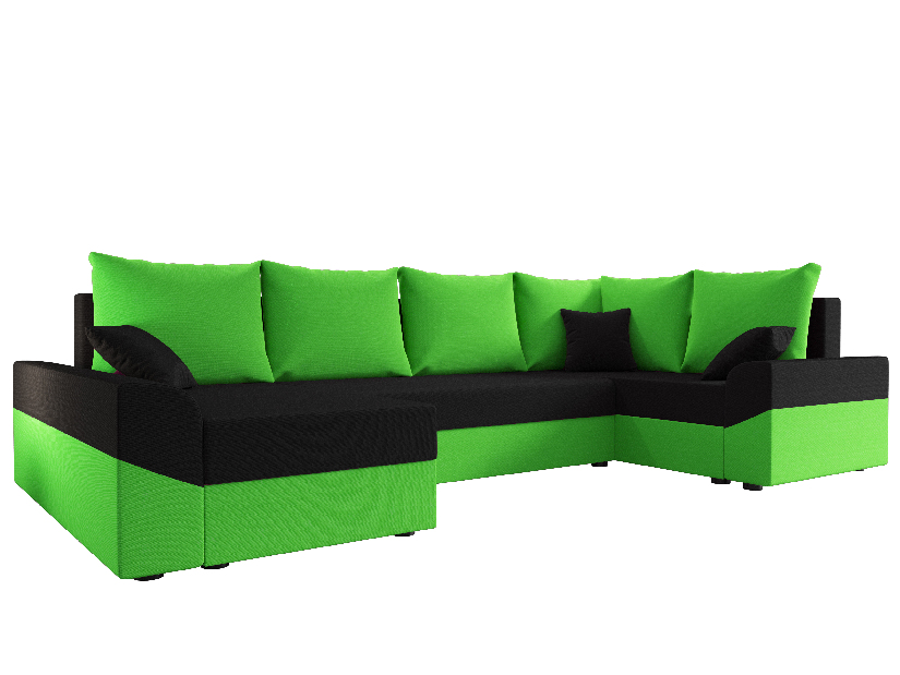 Colțar Dusk Long (Verde + Negru) (D)