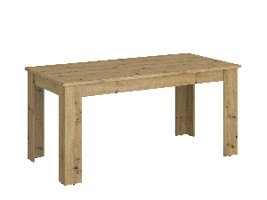 Masă de sufragerie extensibilă (pentru 6 8 persoane) Mebel Bos Andra (Stejar artisan)