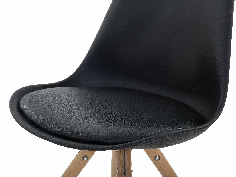 Set 2 buc. scaune pentru sufragerie Doha (negru) *vânzare stoc 