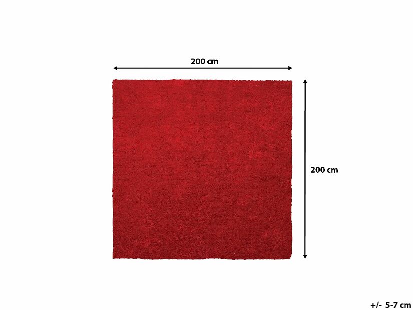 Covor 200x200 cm Damte (roșu)