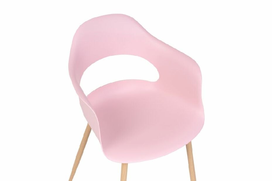 Set 2 buc scaune de sufragerie Unika (roz) 