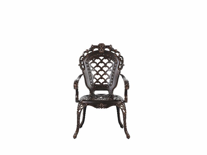 Set 2 buc. scaune de grădină LIZZI (aluminiu) (maro)