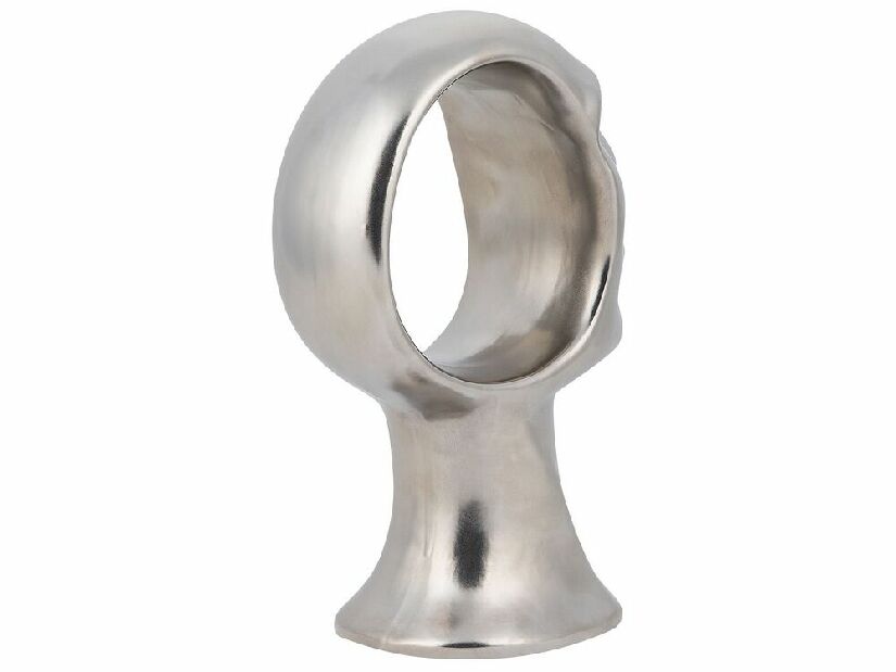 Figurină decorativă TOULON 24 cm (sticlă laminat) (argintiu)