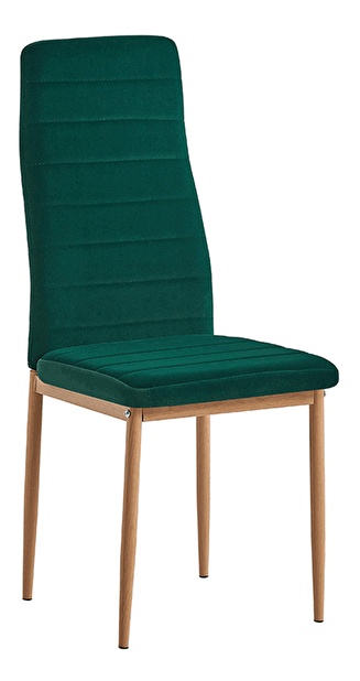 Set 2 buc scaune de sufragerie Antigone NEW (smaragd + Stejar) *vânzare