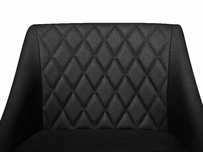 Set 2 buc. scaune pentru sufragerie Aricata (negru)