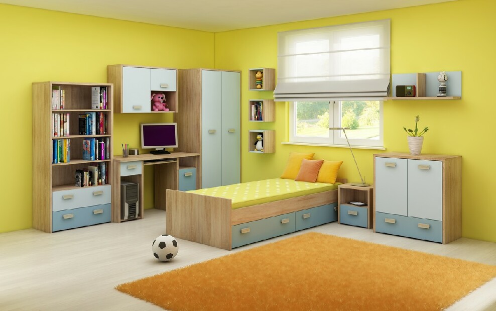 Camera pentru copii Kimi 2 Sonoma deschis + albastru