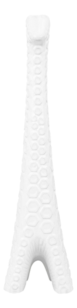 Figurină decorativă KASSEL 36 cm (sticlă laminat) (alb)
