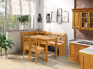 Colț de bucătărie + masă Sandonia cu scaune (Arin)