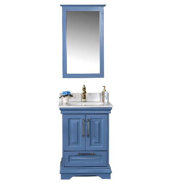 Set mobilier baie Horazio 24 (Albastru)