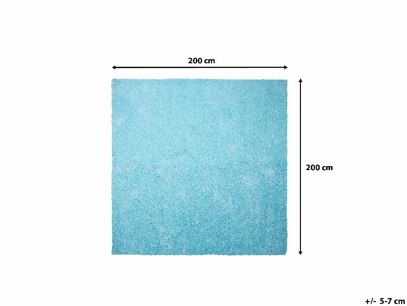Covor 200x200 cm Damte (albastru deschis)
