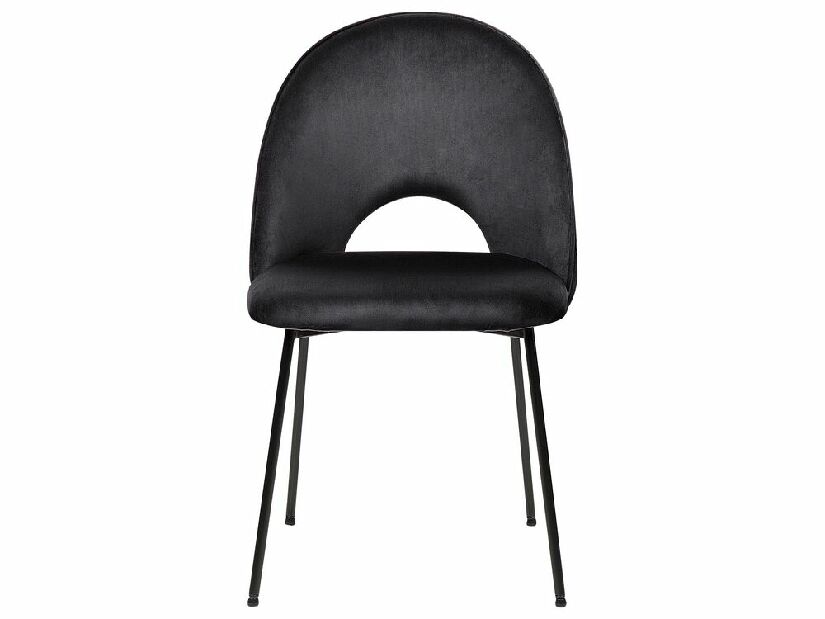 Set 2 buc scaun tip bar Clarissa (negru)