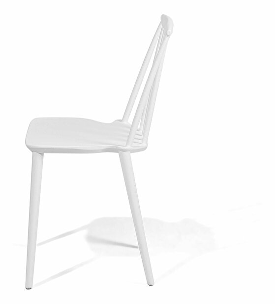Set 2 buc. scaune pentru sufragerie Vendor (alb)