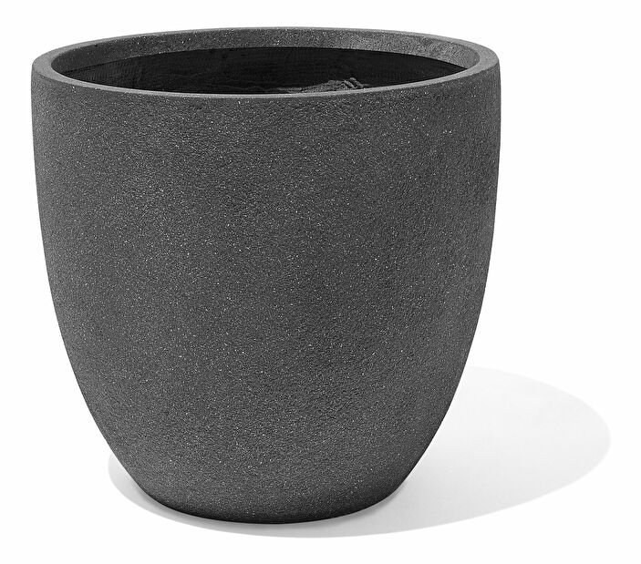 Set 3 buc ghiveci KERMAN (ceramică) (negru)