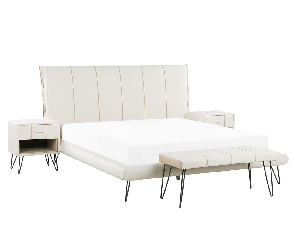 Dormitor BETTEA (cu pat inclus 160x200 cm) (alb)