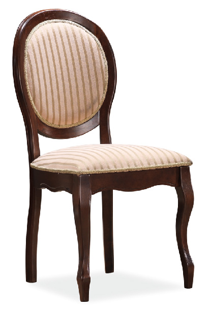 Set 2 buc. scaune de sufragerie Florene (maro închis + bej) *vânzare stoc