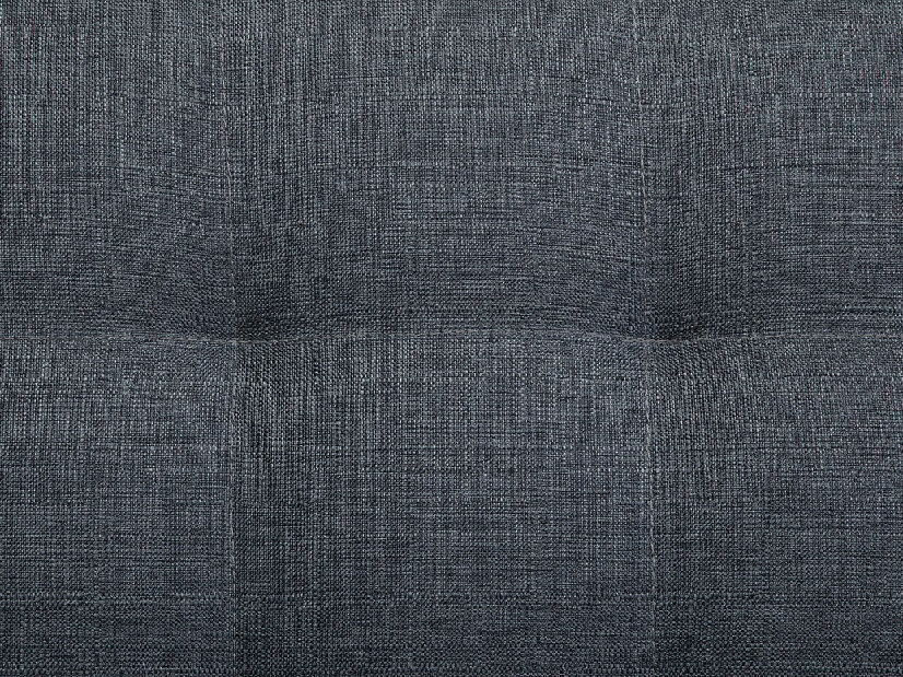 Colțar în formă de U ABERLADY (textil) (gri închis) (cu taburete)