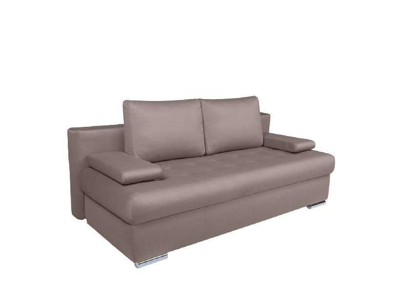 Canapea cu trei locuri Olimp III Lux 3DL LED (gri maro)