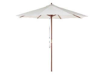 Umbrelă de grădină 270 cm TRATORIA (lemn) (bej deschis)