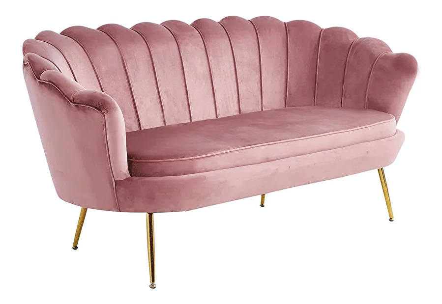 Canapea dublă Noblie (roz)