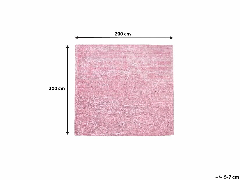 Covor 200x200 cm Gari (roz)
