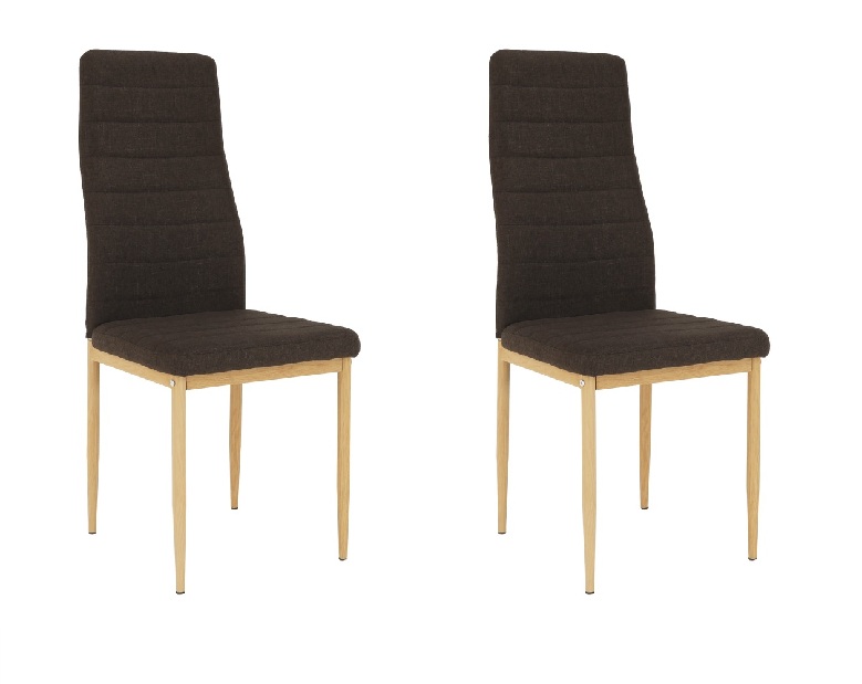 Set 2 buc. scaune de sufragerie Collort nova (maro) *vânzare stoc