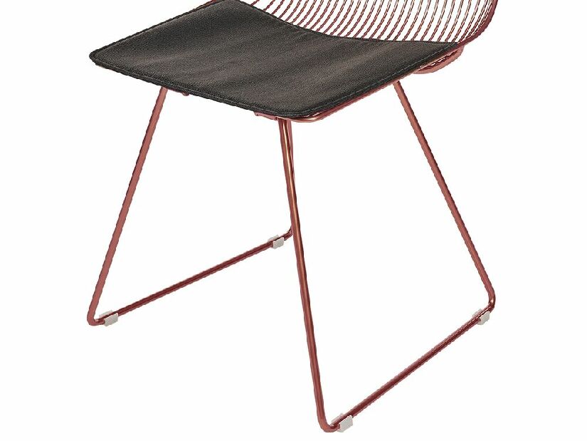 Set 2 buc scaun tip bar Bricio (rozauriu)