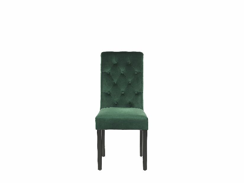 Set 2 buc. scaune de sufragerie VALLA II (verde închis)