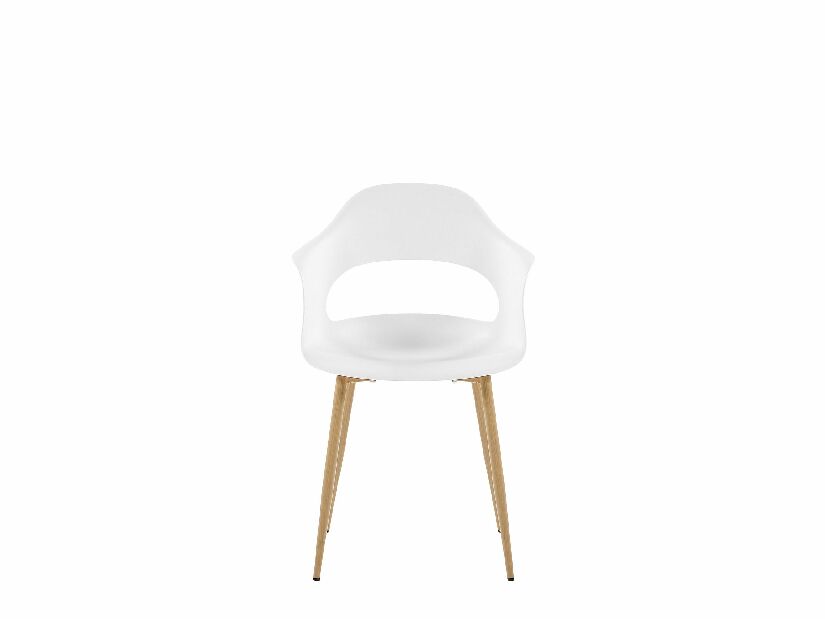 Set 2 buc. scaune de sufragerie URCA (alb)